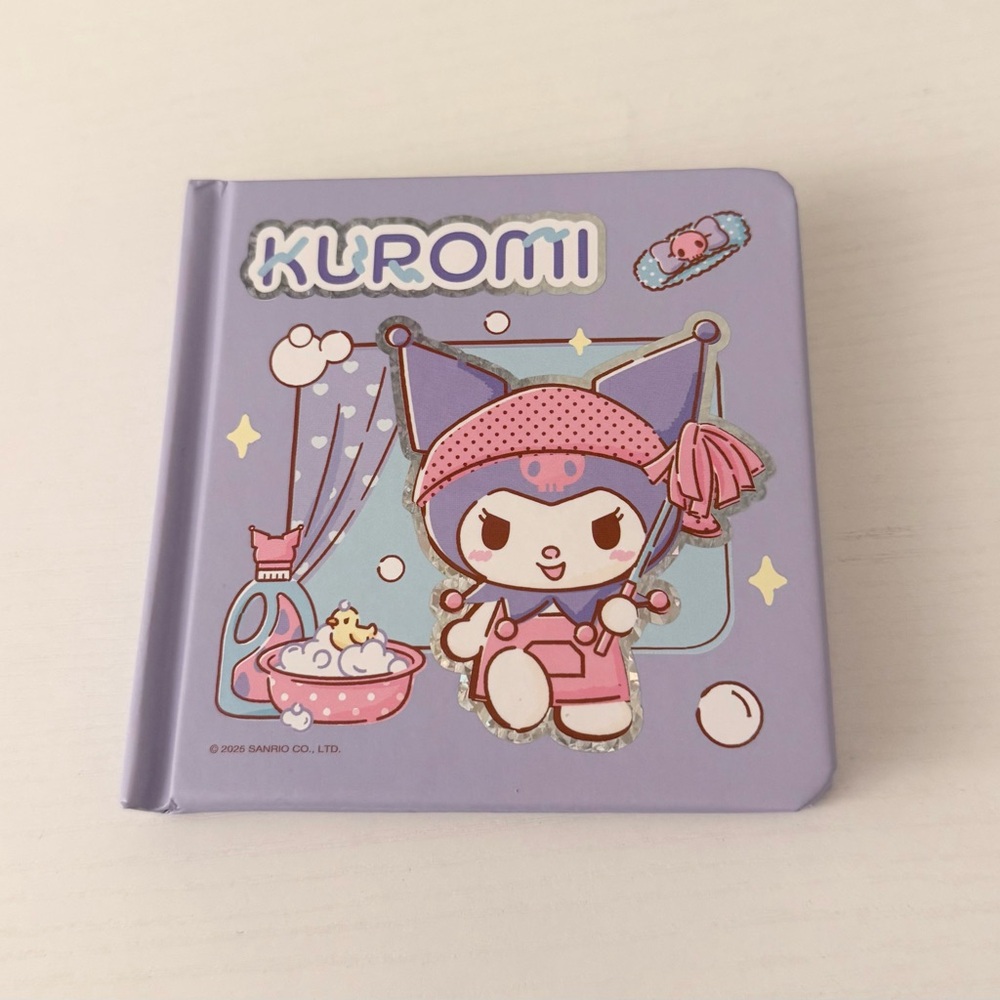 NWOT sanrio official collectible kuromi graph mini notebook